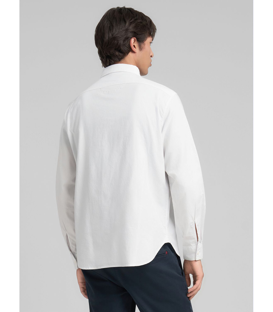 オックスフォードコットンシャツ 詳細画像 ホワイト 3